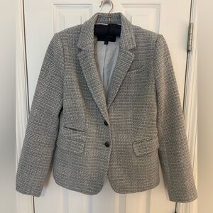 Banana Republic Gray Textured Blazer